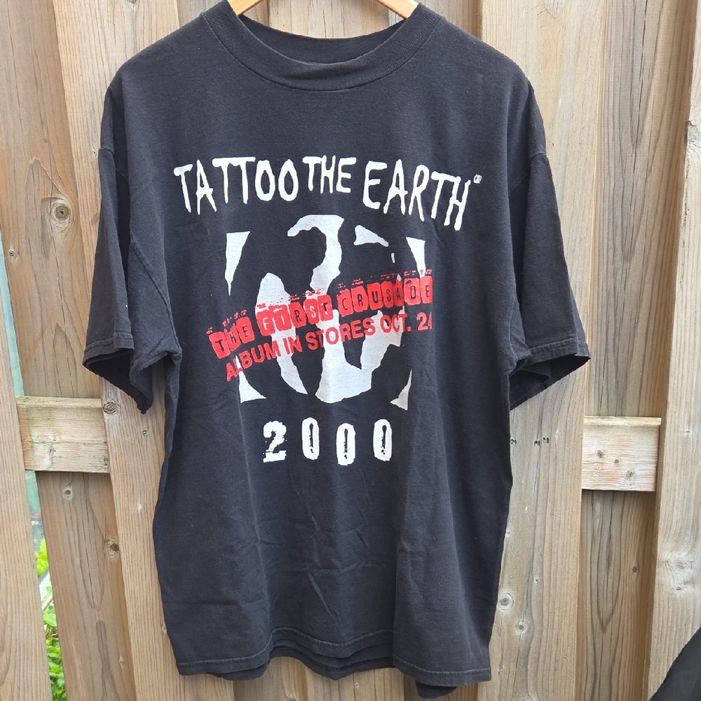 Slipknot/Slayer/Sepultura Vintage Tattoo the Earth 2000 T-Shirt